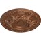 Ekena Millwork Granada Ceiling Medallion (Fits Canopies up to 7 1/8"), 23 1/2"OD x 2 3/4"P, Polished Copper CM24GAPOS - alternate 3